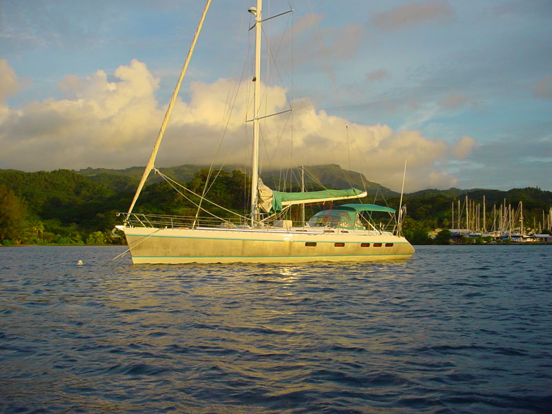 Mouillage a Raiatea
