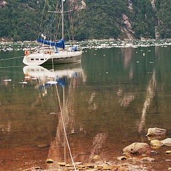Mouillage en Patagonie