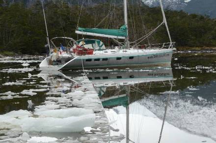 Mouillage en Patagonie